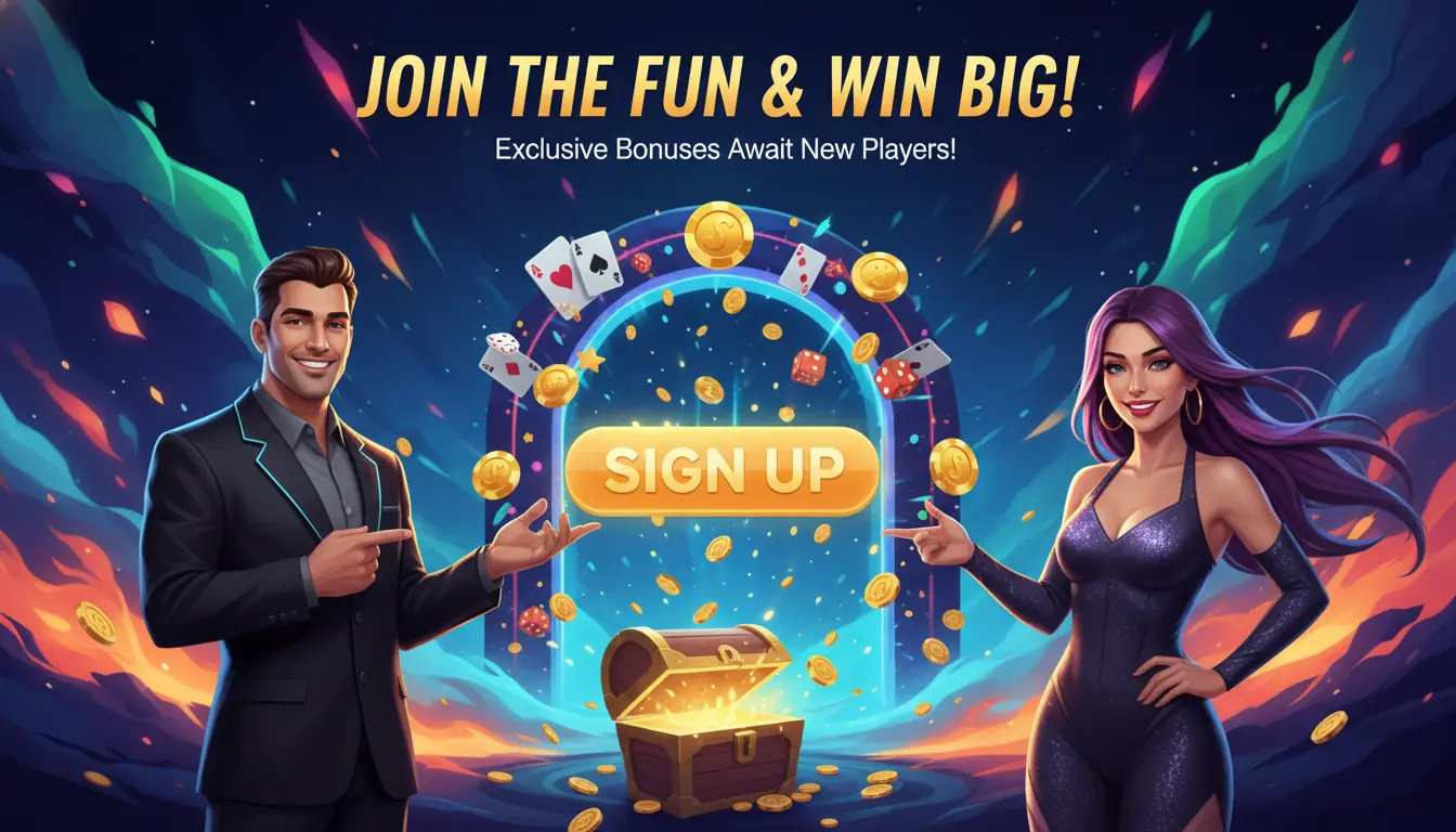 Skapa konto hos Lucky casino